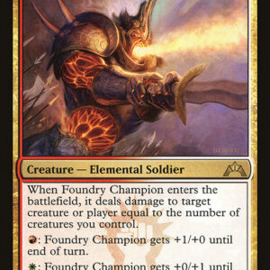 Gatecrash - 165 - Foundry Champion - Rare - WR - Non-foil (Front)