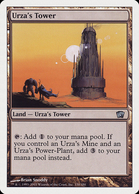 Eighth Edition - 330 - Urza's Tower - Uncommon - C - Non-foil (Front)