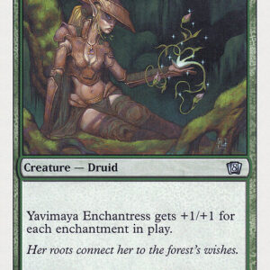 Eighth Edition - 290 - Yavimaya Enchantress - Uncommon - G - Non-foil (Front)
