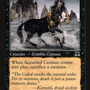 Onslaught - 123 - Accursed Centaur - Common - B - Non-foil (Front)
