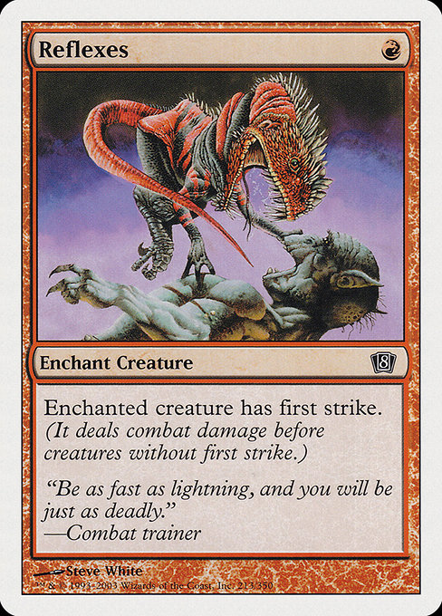 Eighth Edition - 213 - Reflexes - Common - R - Non-foil (Front)