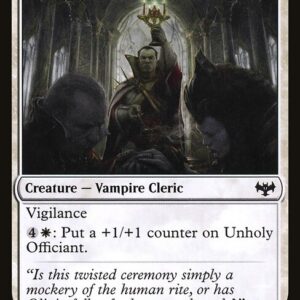 Innistrad: Crimson Vow - 41 - Unholy Officiant - Common - W - Non-foil
