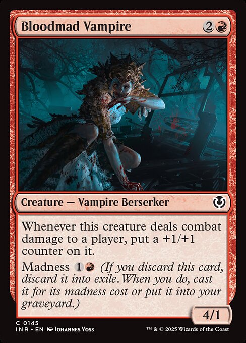 Innistrad Remastered - 145 - Bloodmad Vampire - Common - R - Non-foil (Front)