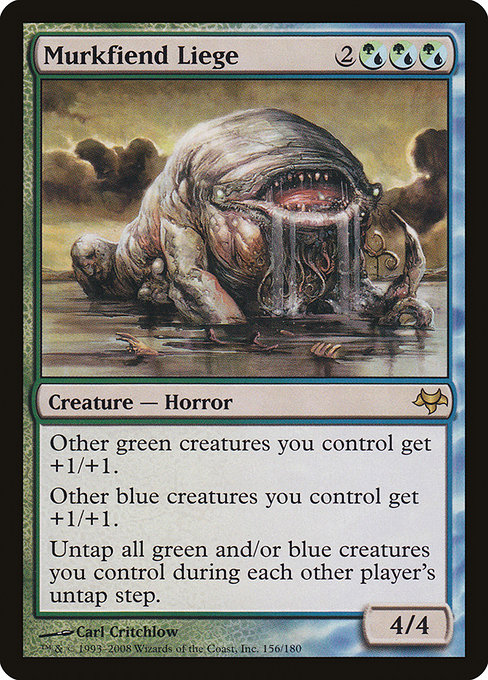 Eventide - 156 - Murkfiend Liege - Rare - UG - Non-foil (Front)