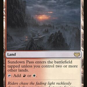 Innistrad: Crimson Vow - 266 - Sundown Pass - Rare - C - Foil