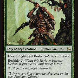 Betrayers of Kamigawa - 129 - Isao, Enlightened Bushi - Rare - G - Non-foil (Front)