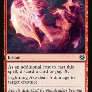 Innistrad Remastered - 162 - Lightning Axe - Uncommon - R - Non-foil (Front)
