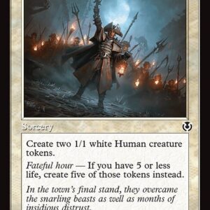 Innistrad Remastered - 341 - Gather the Townsfolk - Common - W - Non-foil - Promo (Front)