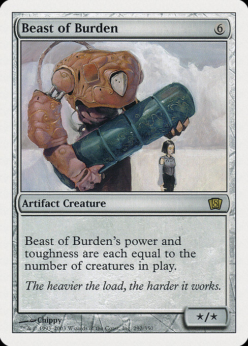 Eighth Edition - 292 - Beast of Burden - Rare - C - Non-foil (Front)
