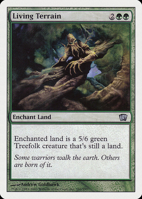 Eighth Edition - 260 - Living Terrain - Uncommon - G - Non-foil (Front)