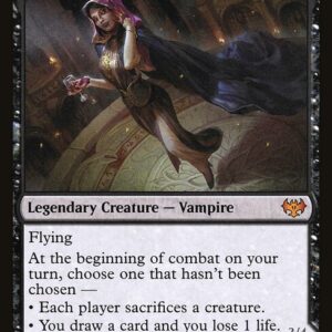 Innistrad: Crimson Vow - 119 - Henrika Domnathi // Henrika, Infernal Seer - Mythic - C - Foil