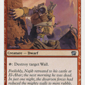 Eighth Edition - 184 - Dwarven Demolition Team - Uncommon - R - Non-foil (Front)
