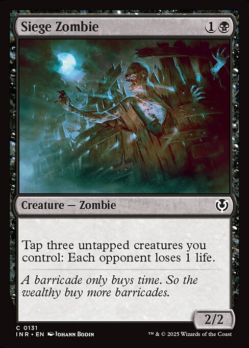 Innistrad Remastered - 131 - Siege Zombie - Common - B - Non-foil (Front)