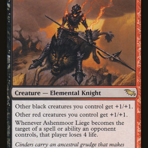 Shadowmoor - 181 - Ashenmoor Liege - Rare - BR - Non-foil (Front)