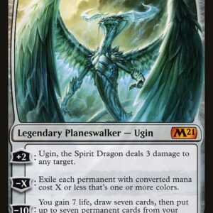 Core Set 2021 - 1 - Ugin, the Spirit Dragon - Mythic - C - Foil