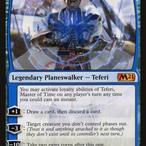 Core Set 2021 - 75 - Teferi, Master of Time - Mythic - U - Foil