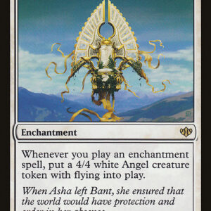 Conflux - 18 - Sigil of the Empty Throne - Rare - W - Non-foil (Front)