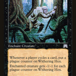Onslaught - 181 - Withering Hex - Uncommon - B - Non-foil (Front)