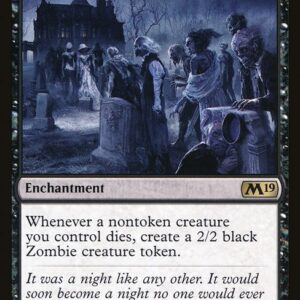 Core Set 2019 - 112 - Open the Graves - Rare - B - Foil