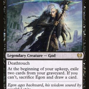 Kaldheim - 92 - Egon, God of Death // Throne of Death - Rare - C - Foil