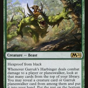 Core Set 2021 - 185 - Garruk's Harbinger - Rare - G - Foil