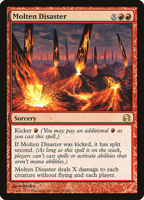 Modern Masters - 123 - Molten Disaster - Rare - R - Non-foil (Front)