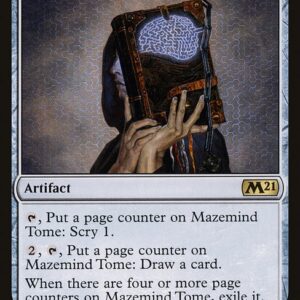 Core Set 2021 - 232 - Mazemind Tome - Rare - C - Foil