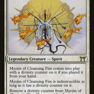 Champions of Kamigawa - 35 - Myojin of Cleansing Fire - Rare - W - Non-foil