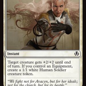 Innistrad Remastered - 42 - Strength of Arms - Common - W - Non-foil (Front)