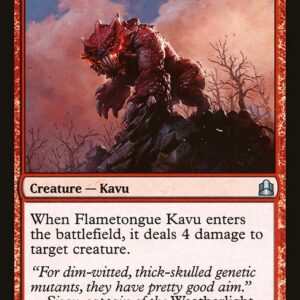 Commander 2011 - 123 - Flametongue Kavu - Uncommon - R - Non-foil (Front)