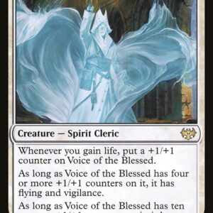 Innistrad: Crimson Vow - 44 - Voice of the Blessed - Rare - W - Foil