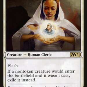 Core Set 2021 - 13 - Containment Priest - Rare - W - Foil
