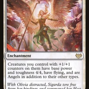 Innistrad: Crimson Vow - 36 - Sigarda's Summons - Rare - W - Foil