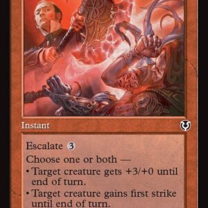 Innistrad Remastered - 396 - Borrowed Hostility - Common - R - Non-foil - Promo (Front)