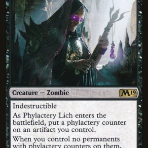 Core Set 2019 - 113 - Phylactery Lich - Rare - B - Foil