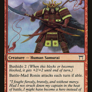 Champions of Kamigawa - 156 - Battle-Mad Ronin - Common - R - Non-foil