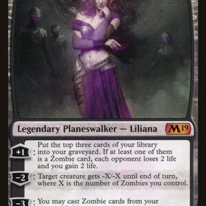 Core Set 2019 - 106 - Liliana, Untouched by Death - Mythic - B - Foil