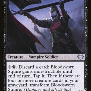 Innistrad: Crimson Vow - 97 - Bloodsworn Squire // Bloodsworn Knight - Uncommon - C - Non-foil
