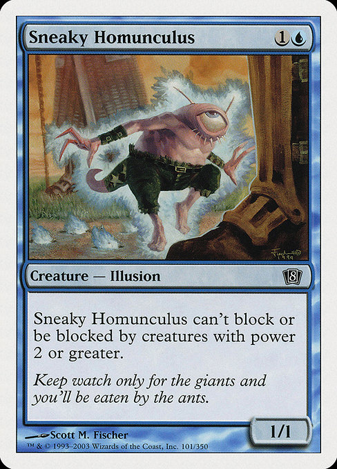 Eighth Edition - 101 - Sneaky Homunculus - Common - U - Non-foil (Front)
