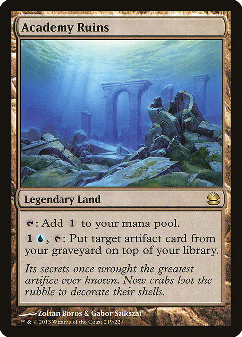 Modern Masters - 219 - Academy Ruins - Rare - C - Non-foil (Front)