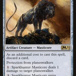 Core Set 2021 - 240 - Sparkhunter Masticore - Rare - C - Foil