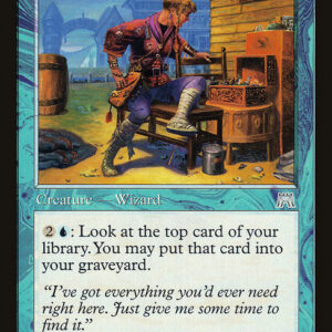 Onslaught - 110 - Rummaging Wizard - Uncommon - U - Non-foil (Front)