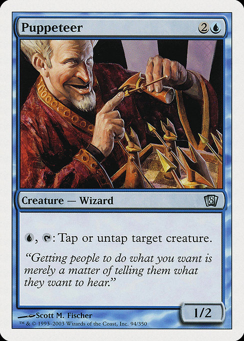 Eighth Edition - 94 - Puppeteer - Uncommon - U - Non-foil (Front)