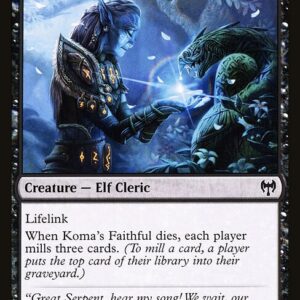 Kaldheim - 102 - Koma's Faithful - Common - B - Non-foil