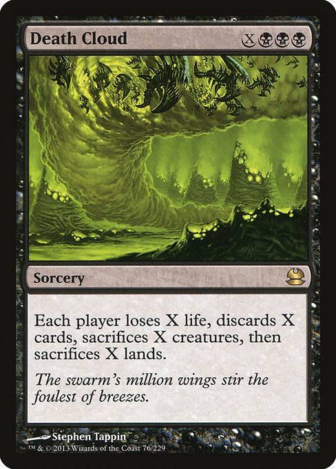 Modern Masters - 76 - Death Cloud - Rare - B - Non-foil (Front)