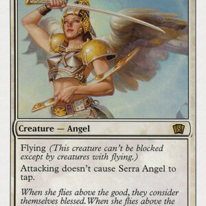 Eighth Edition - 45 - Serra Angel - Rare - W - Non-foil (Front)