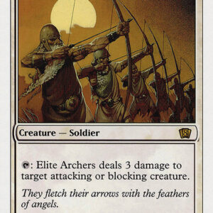 Eighth Edition - 18 - Elite Archers - Rare - W - Non-foil (Front)