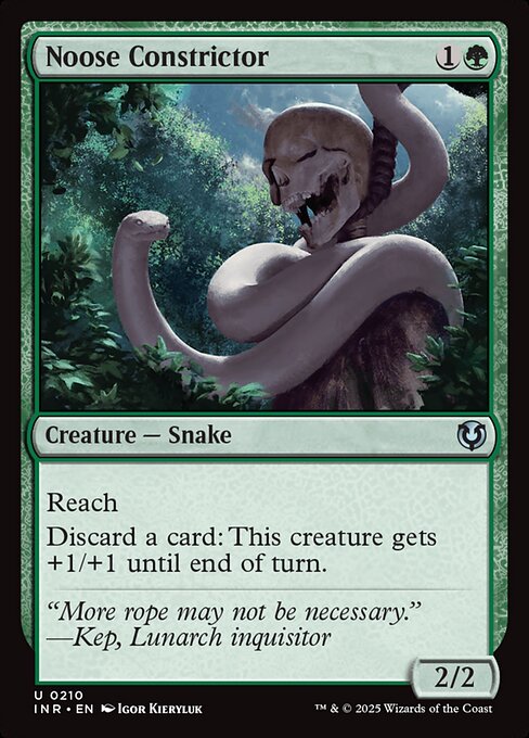 Innistrad Remastered - 210 - Noose Constrictor - Uncommon - G - Non-foil (Front)