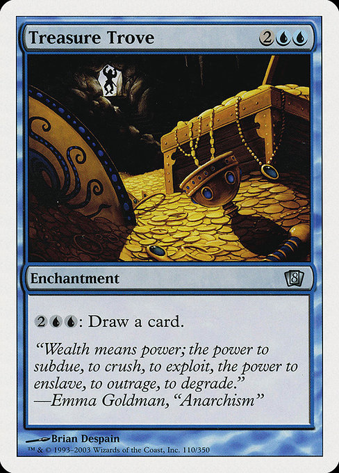 Eighth Edition - 110 - Treasure Trove - Uncommon - U - Non-foil (Front)