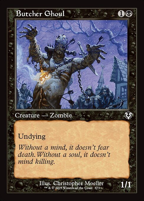 Innistrad Remastered - 373 - Butcher Ghoul - Common - B - Non-foil - Promo (Front)